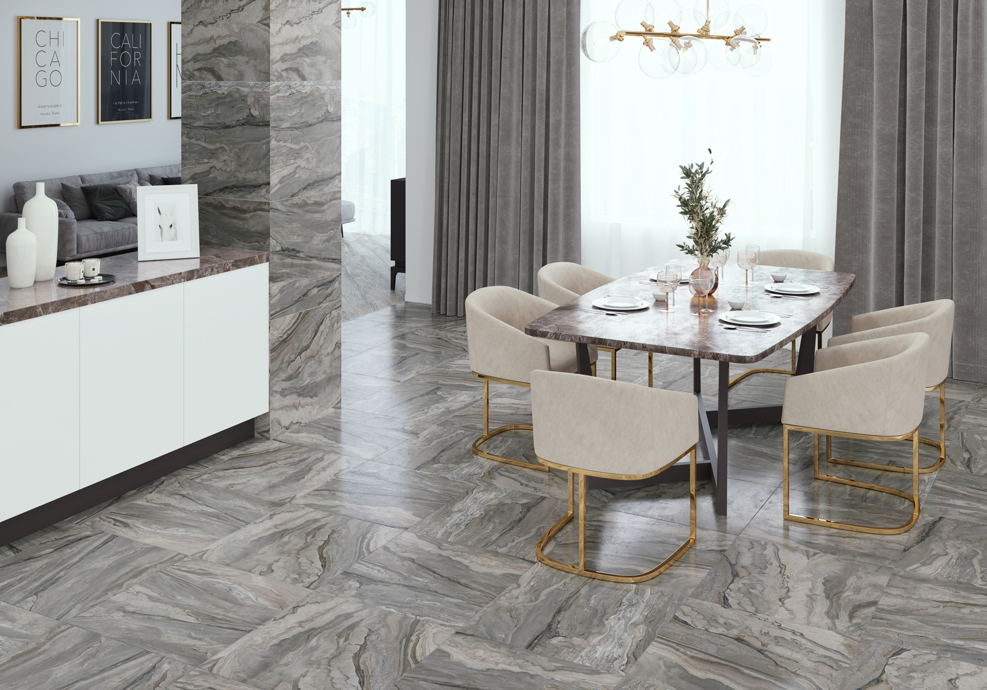 Фото в интерьере Alma Ceramica Arcadia