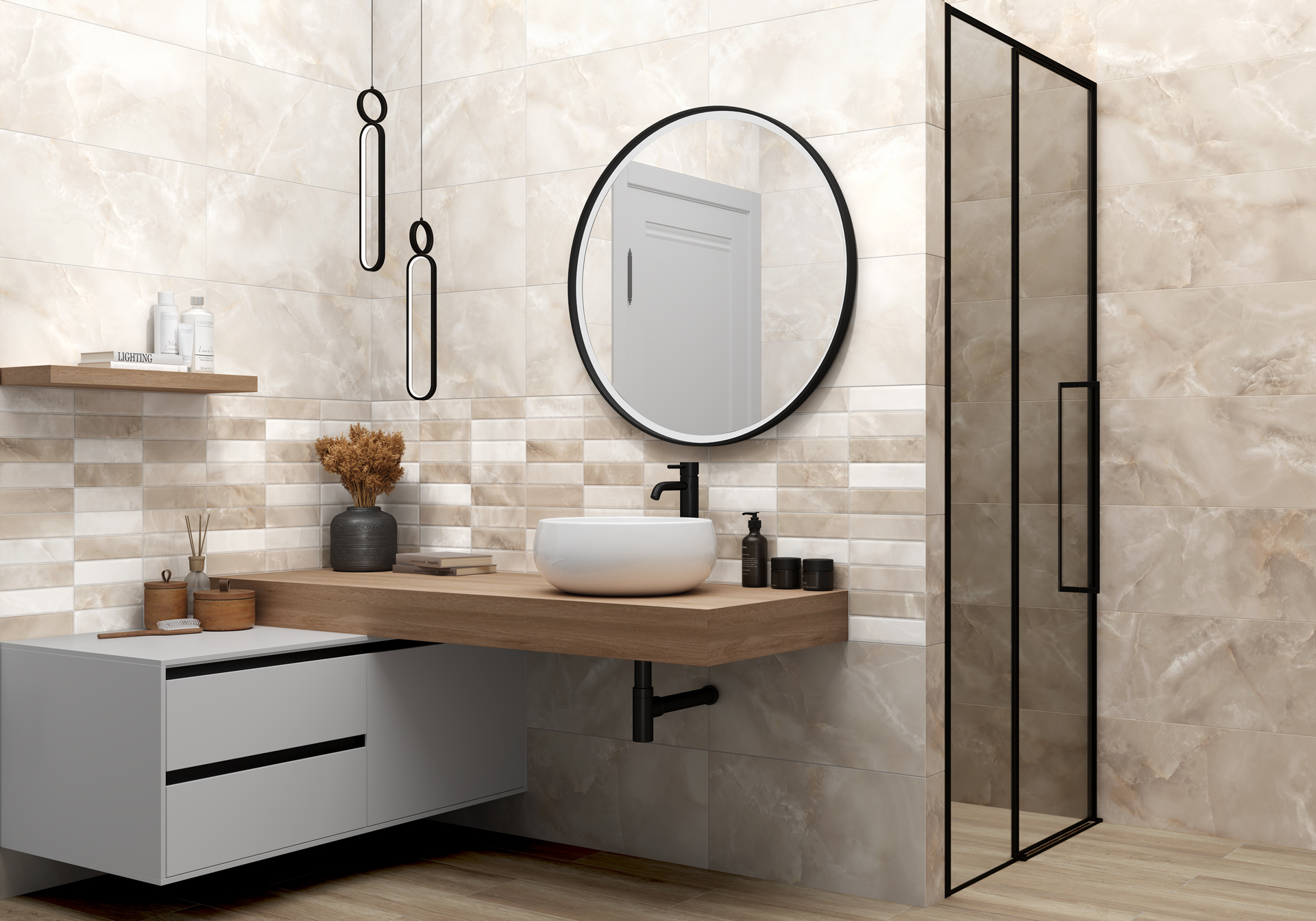 Фото в интерьере Alma Ceramica Azimut