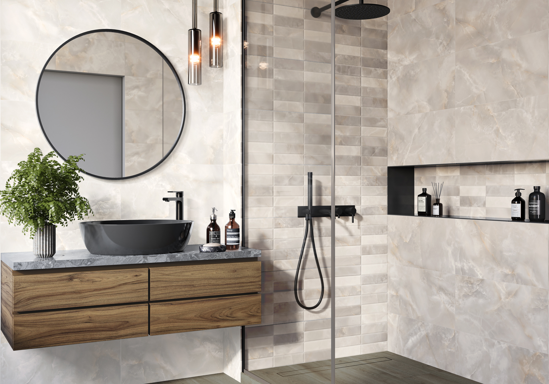 Фото в интерьере Alma Ceramica Azimut