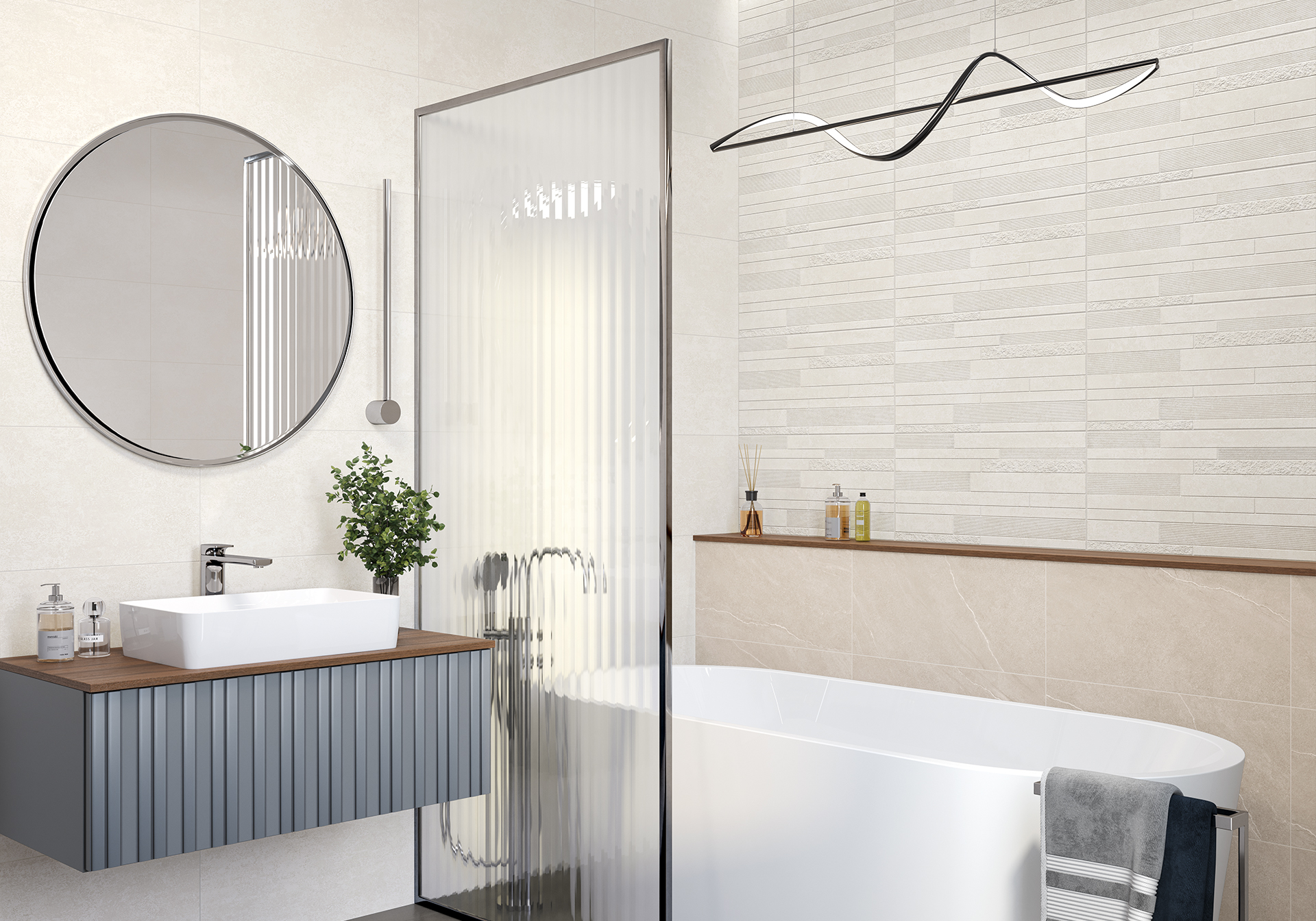 Фото в интерьере Alma Ceramica Beton Pro