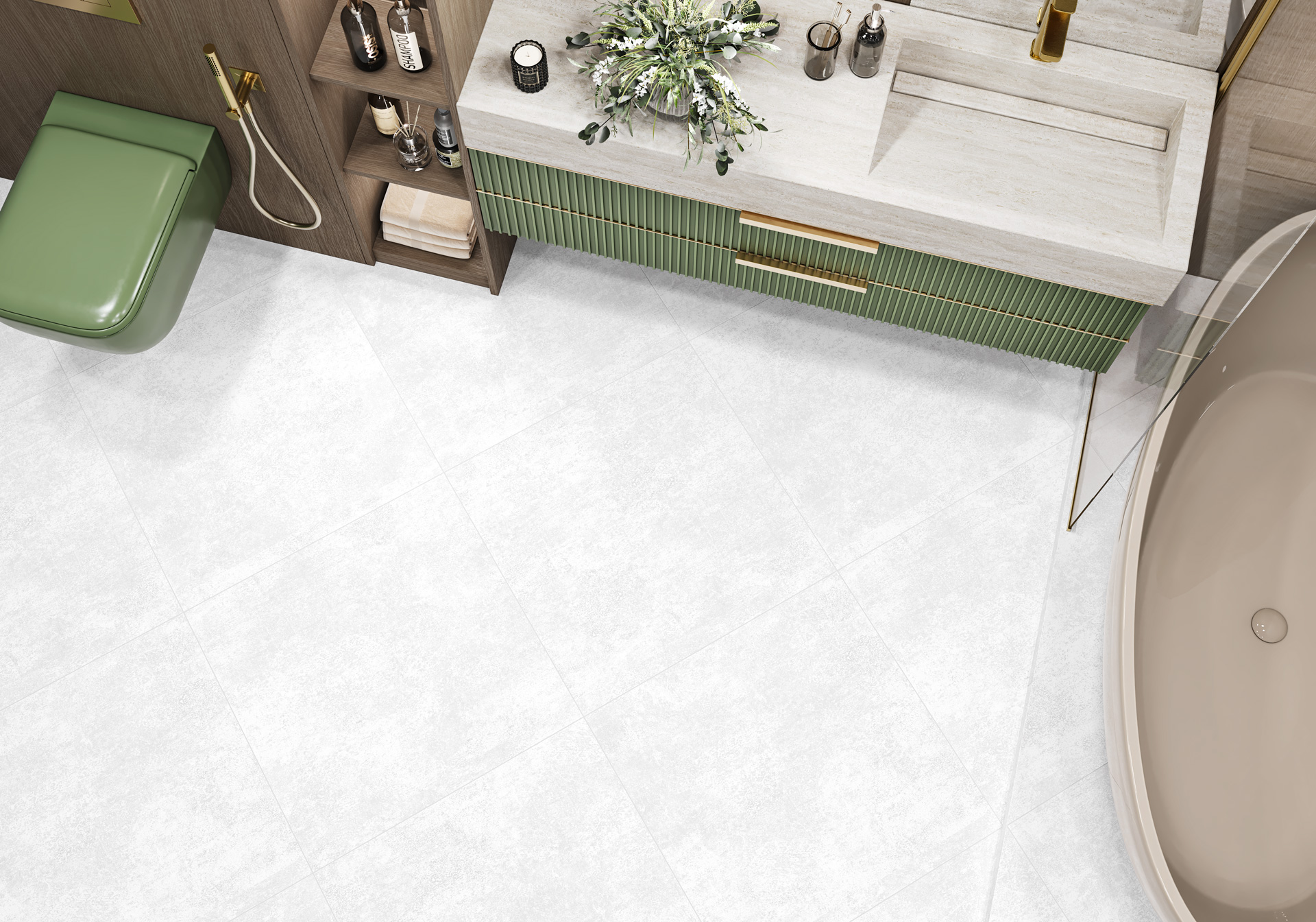 Фото в интерьере Alma Ceramica Beton Pro