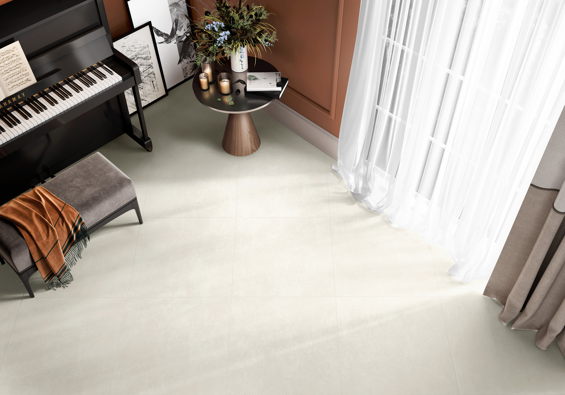 Фото в интерьере Alma Ceramica Beton Pro