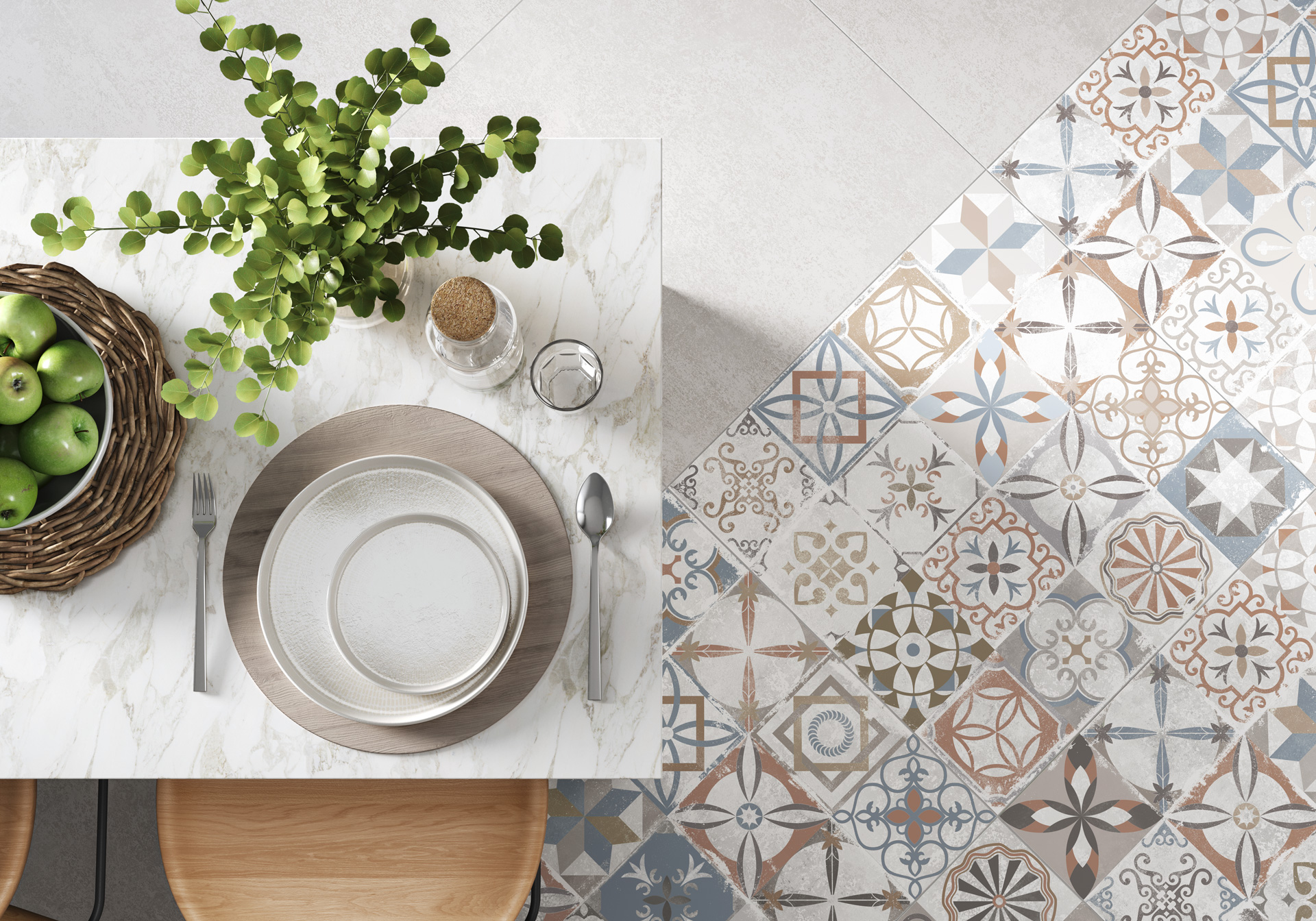 Фото в интерьере Alma Ceramica Beton Pro