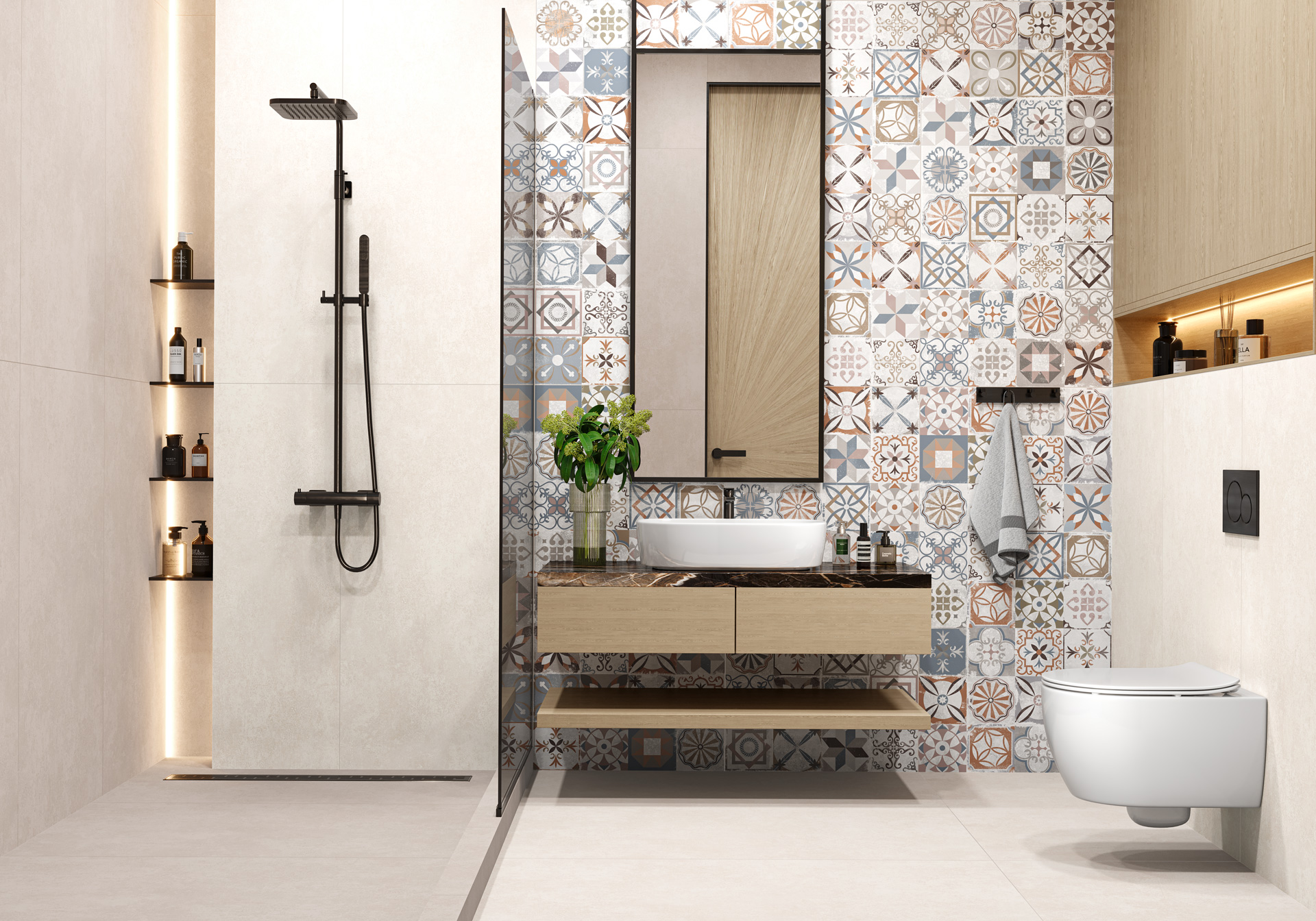 Фото в интерьере Alma Ceramica Beton Pro