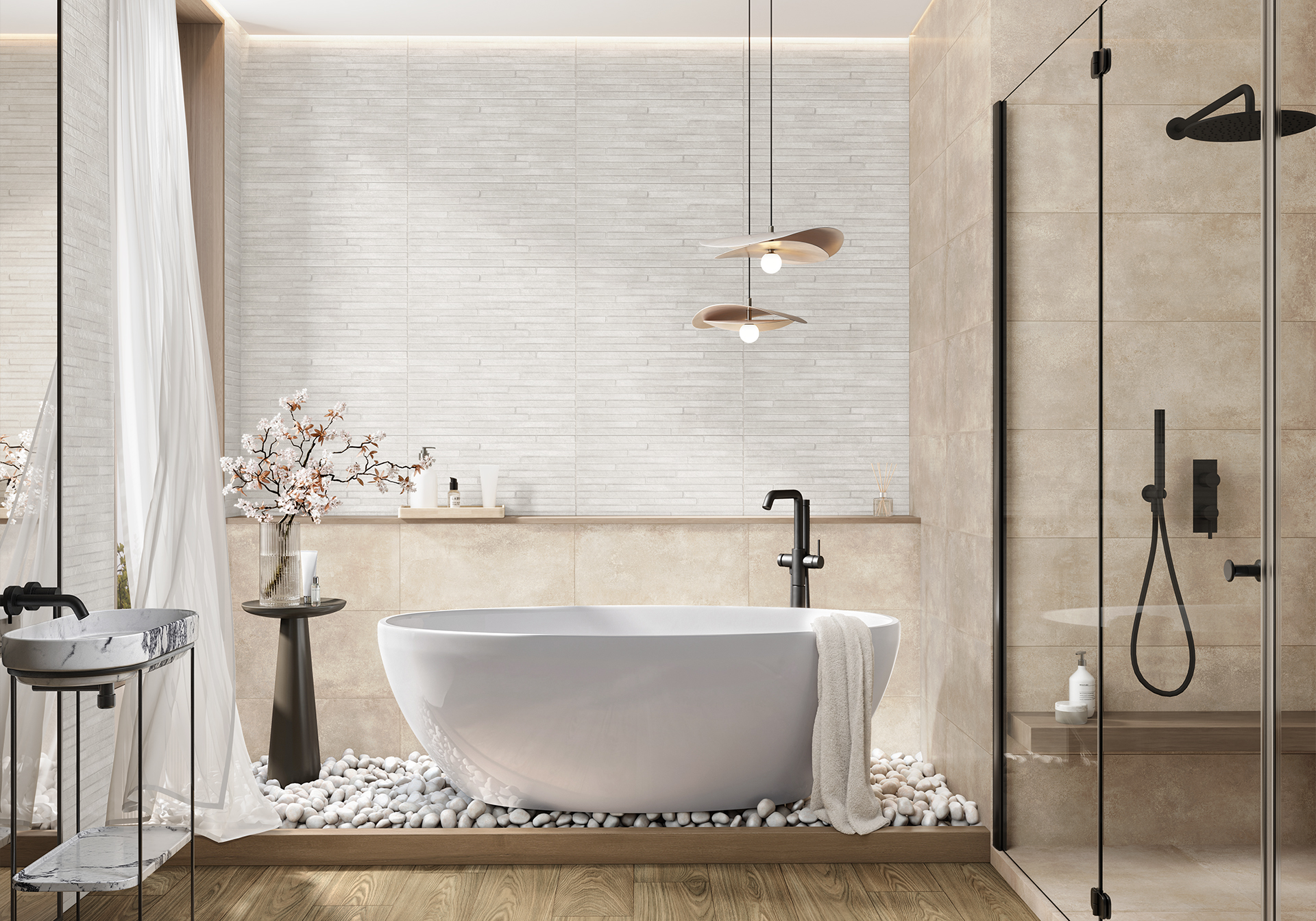 Фото в интерьере Alma Ceramica Bond