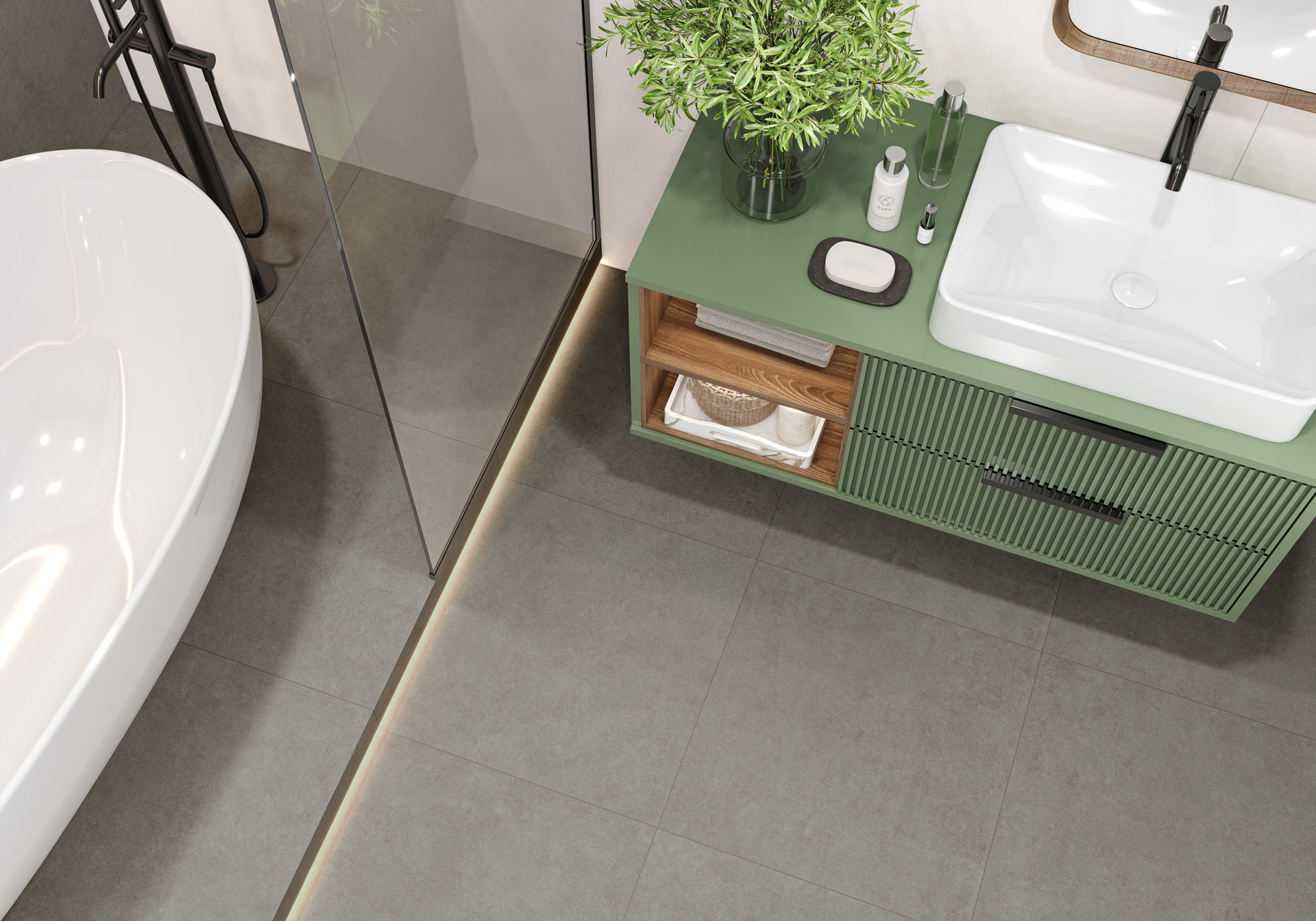 Фото в интерьере Alma Ceramica Bond