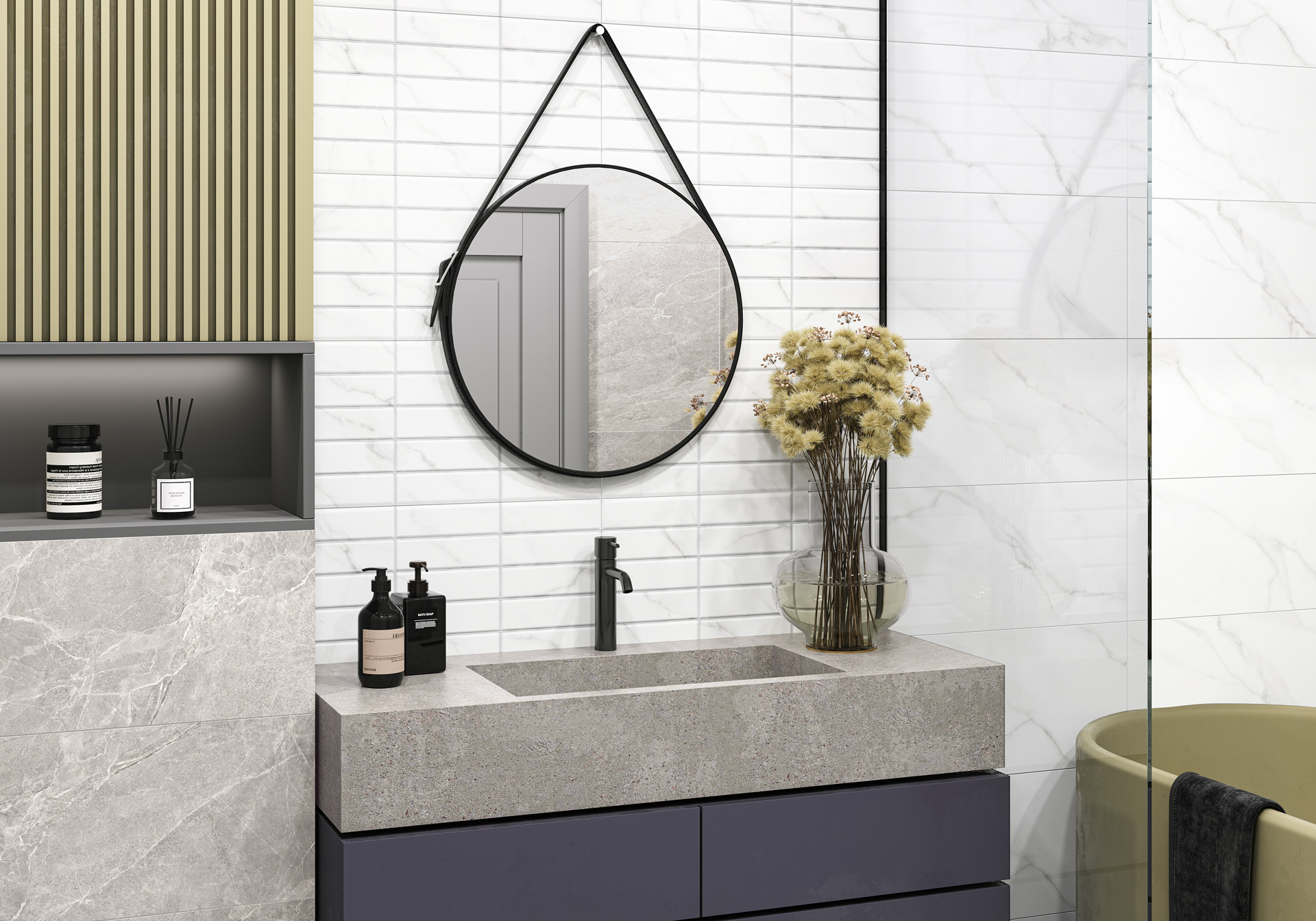 Фото в интерьере Alma Ceramica Bronks