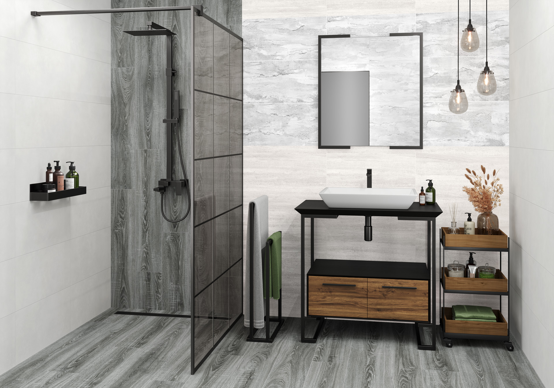 Фото в интерьере Alma Ceramica Ferro