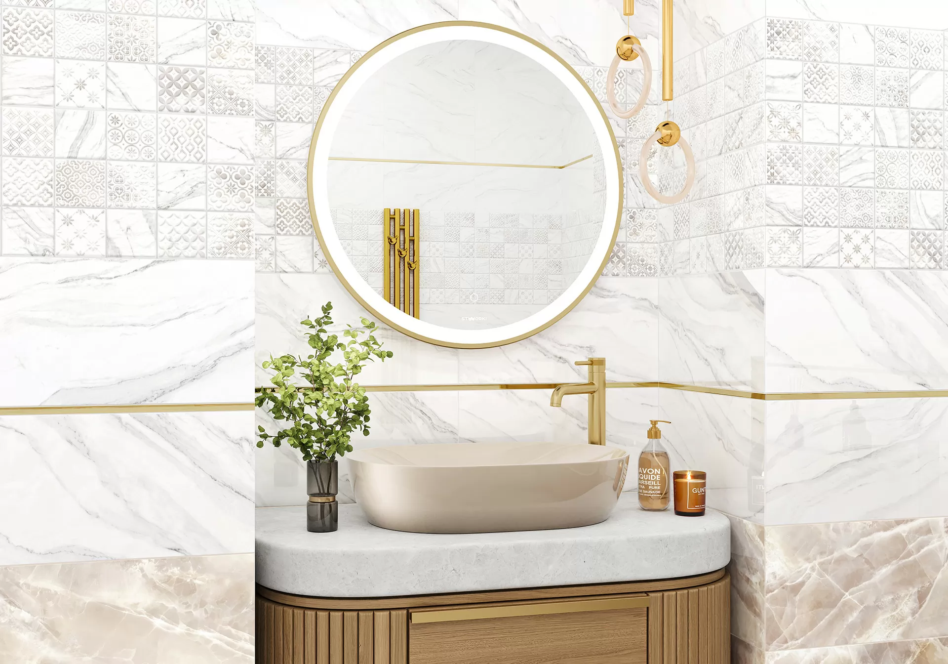 Фото в интерьере Alma Ceramica Fresco