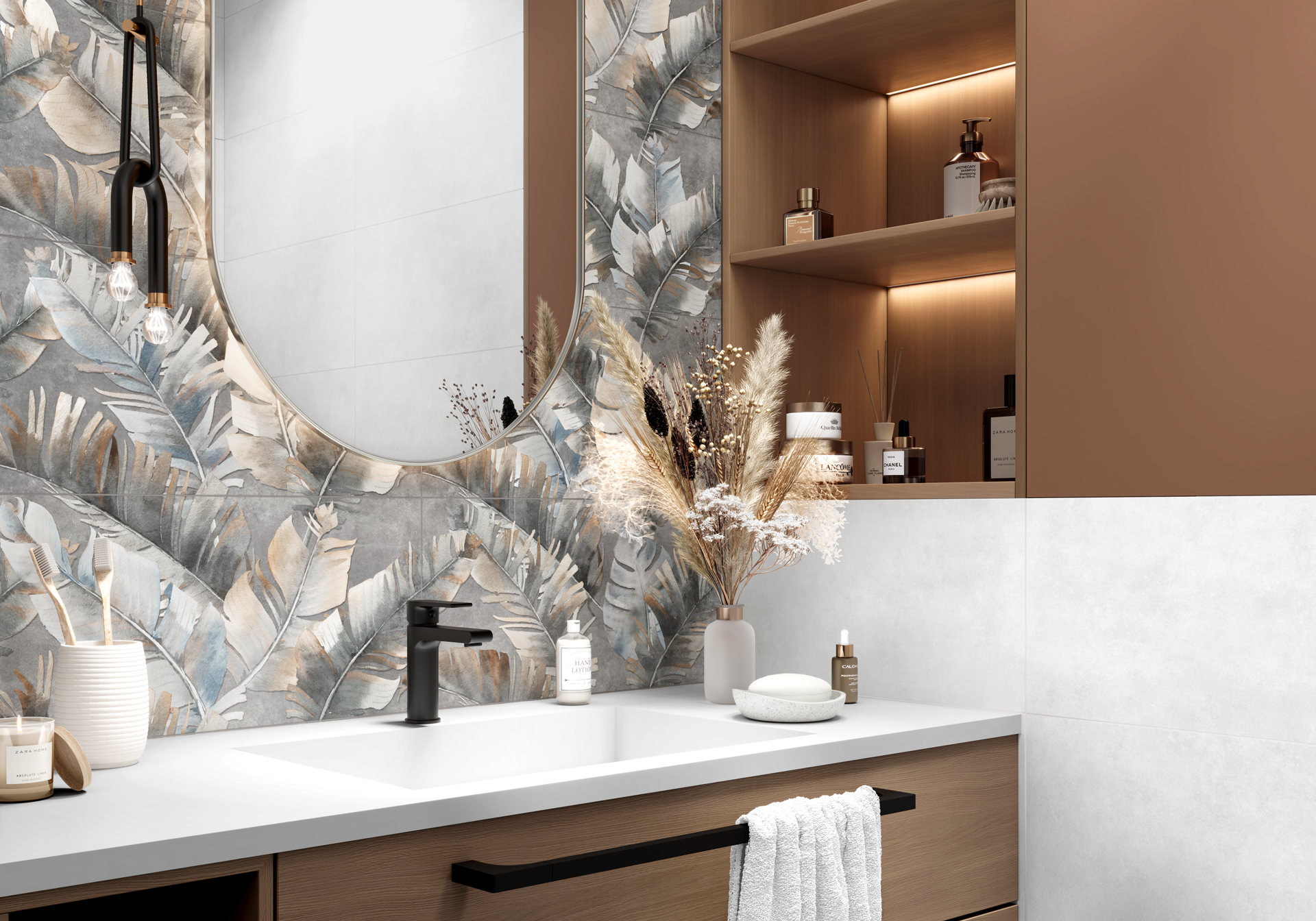 Фото в интерьере Alma Ceramica Greta