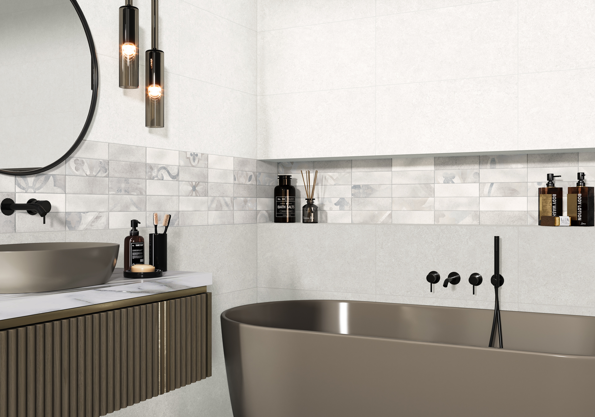Фото в интерьере Alma Ceramica Muretto