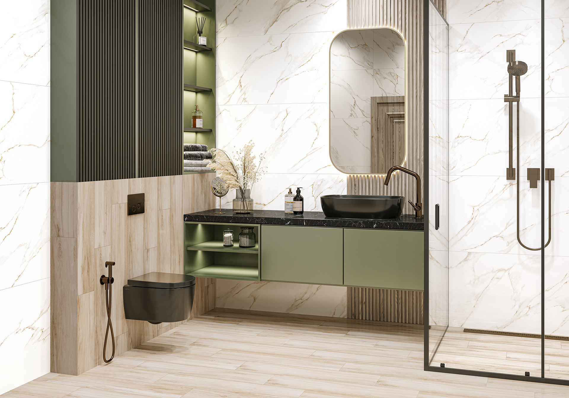 Фото в интерьере Alma Ceramica Nevada