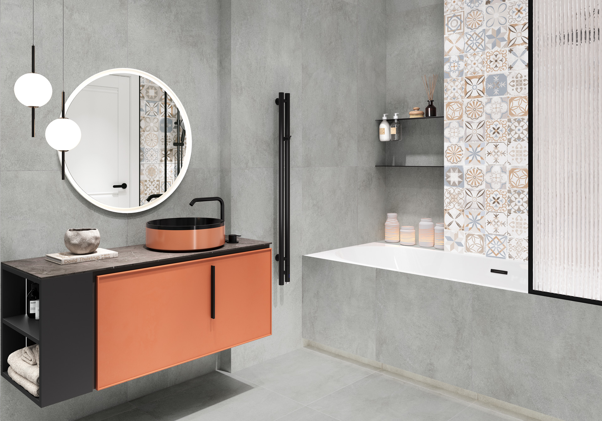 Фото в интерьере Alma Ceramica Nikos