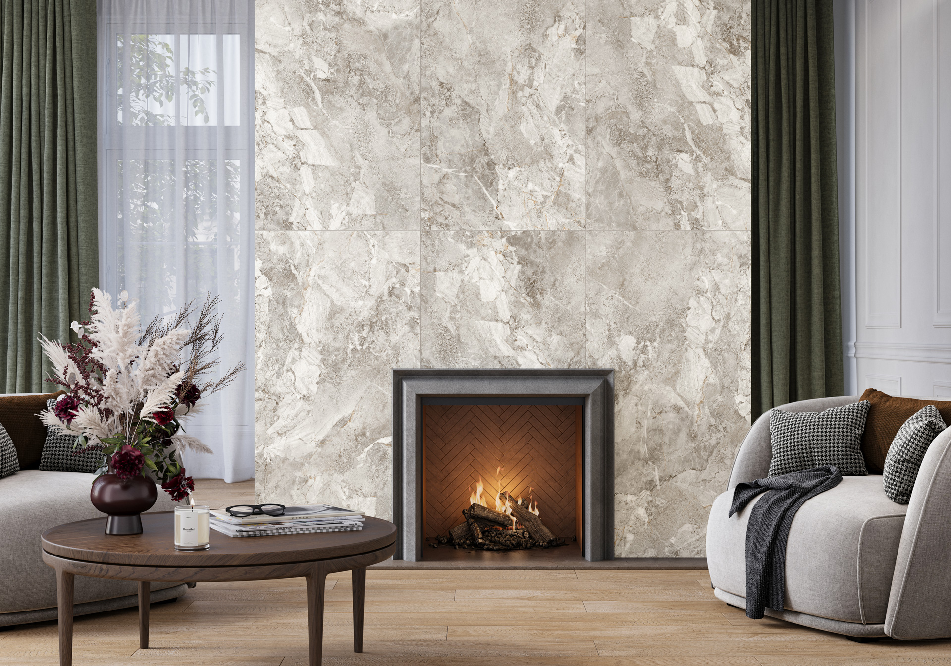 Фото в интерьере Alma Ceramica Rock Line