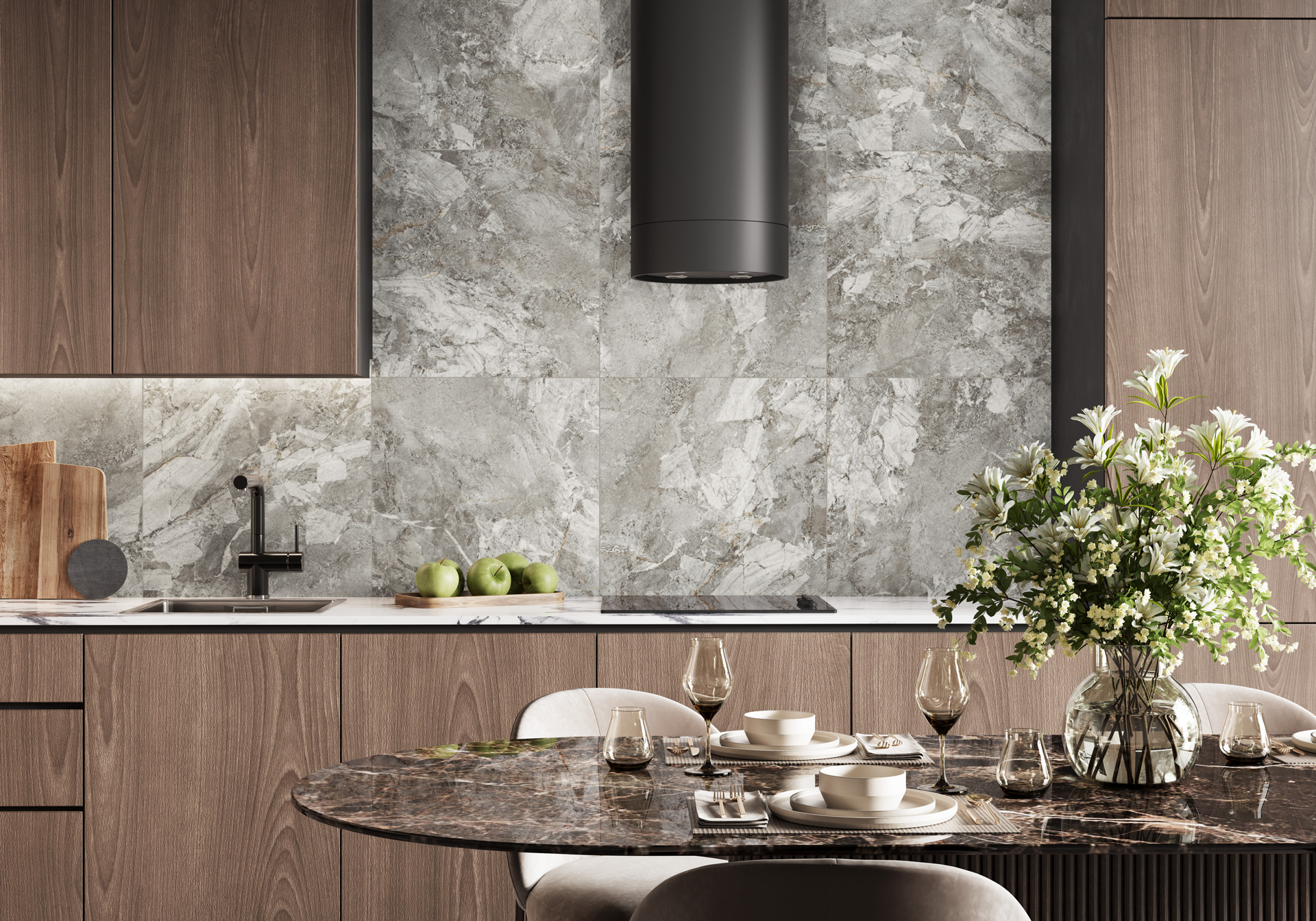 Фото в интерьере Alma Ceramica Rock Line