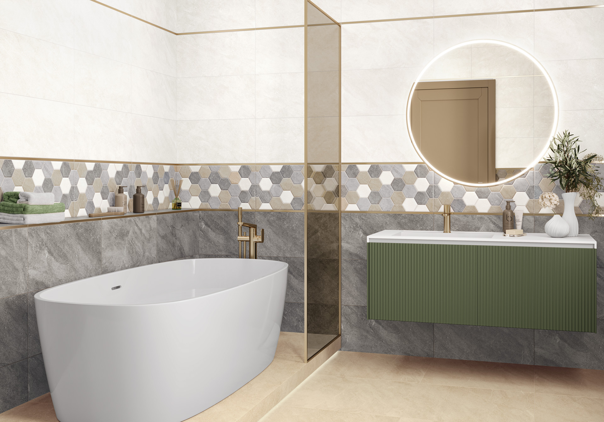 Фото в интерьере Alma Ceramica Savoy