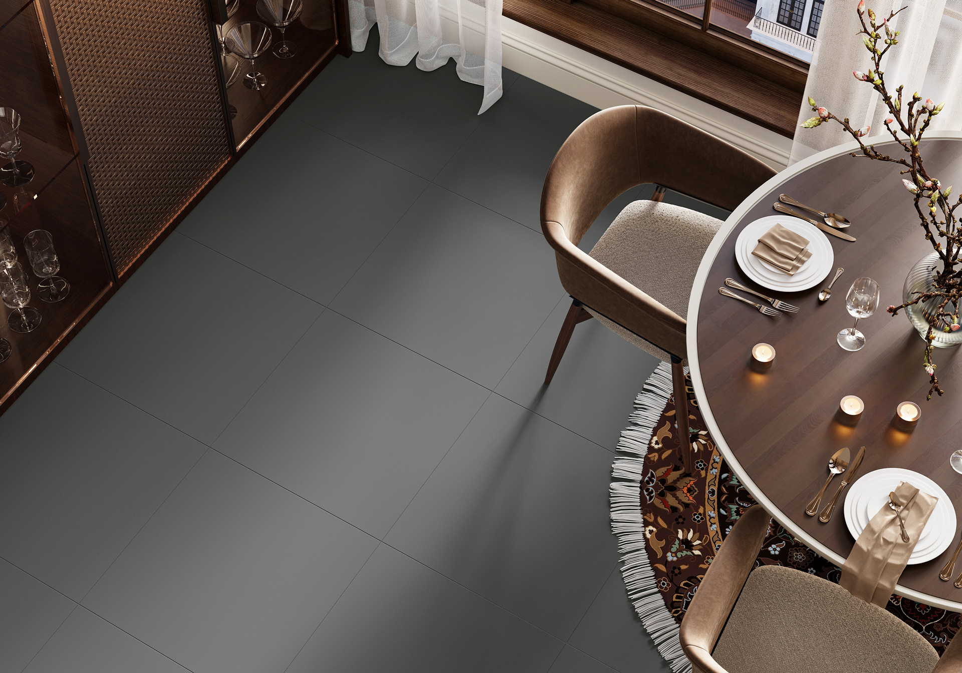 Фото в интерьере Alma Ceramica Spector