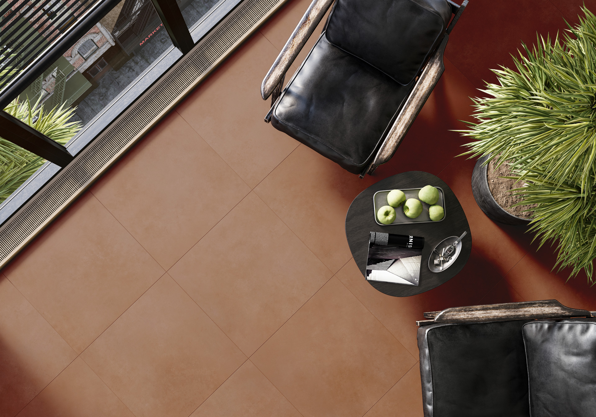 Фото в интерьере Alma Ceramica Spector