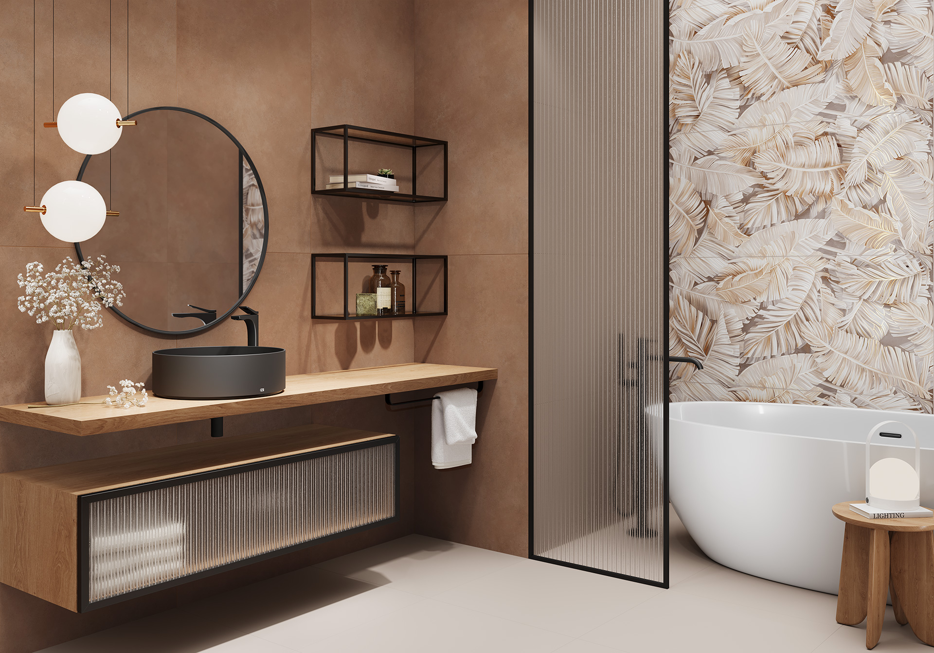 Фото в интерьере Alma Ceramica Spector