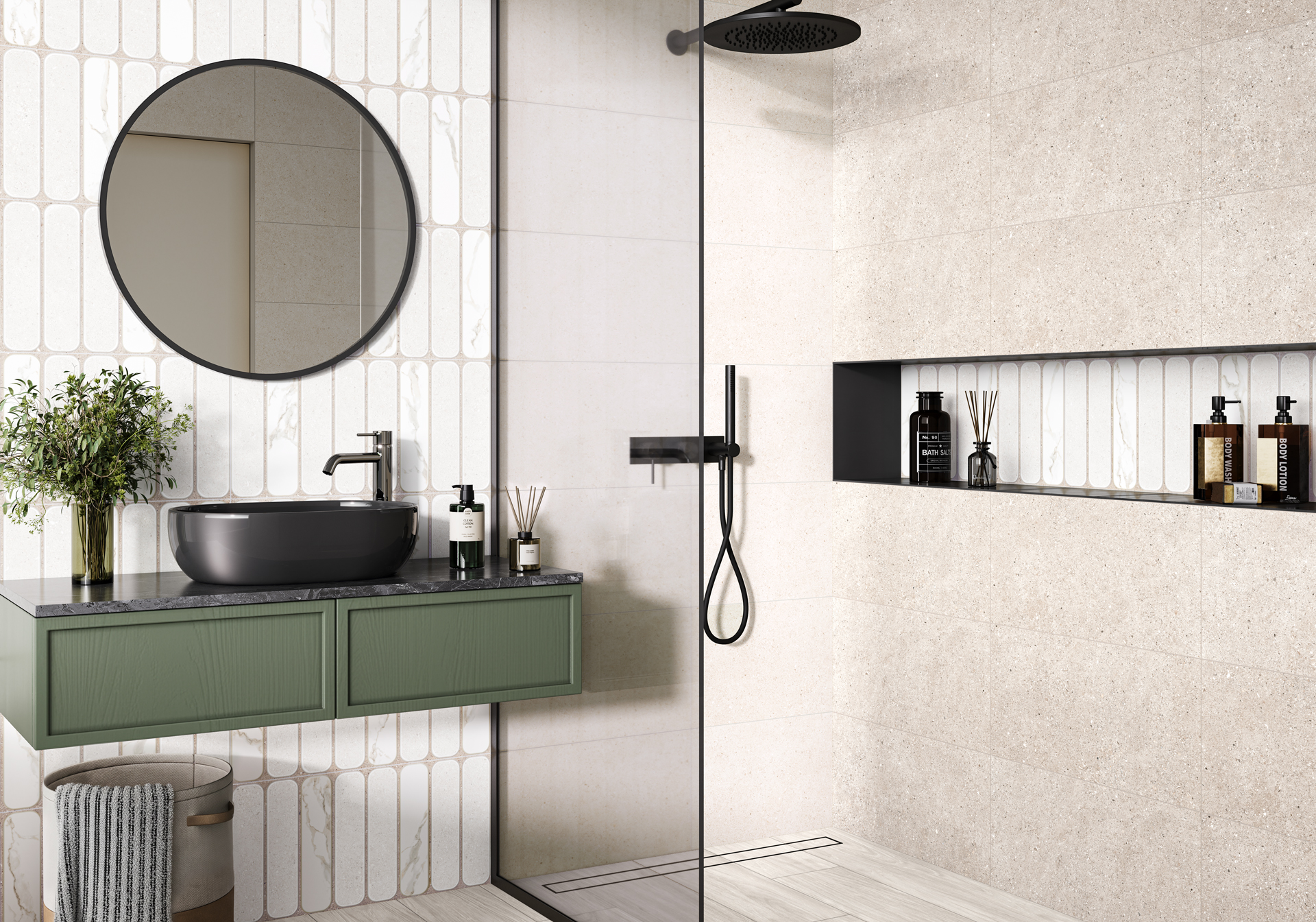 Фото в интерьере Alma Ceramica Summer