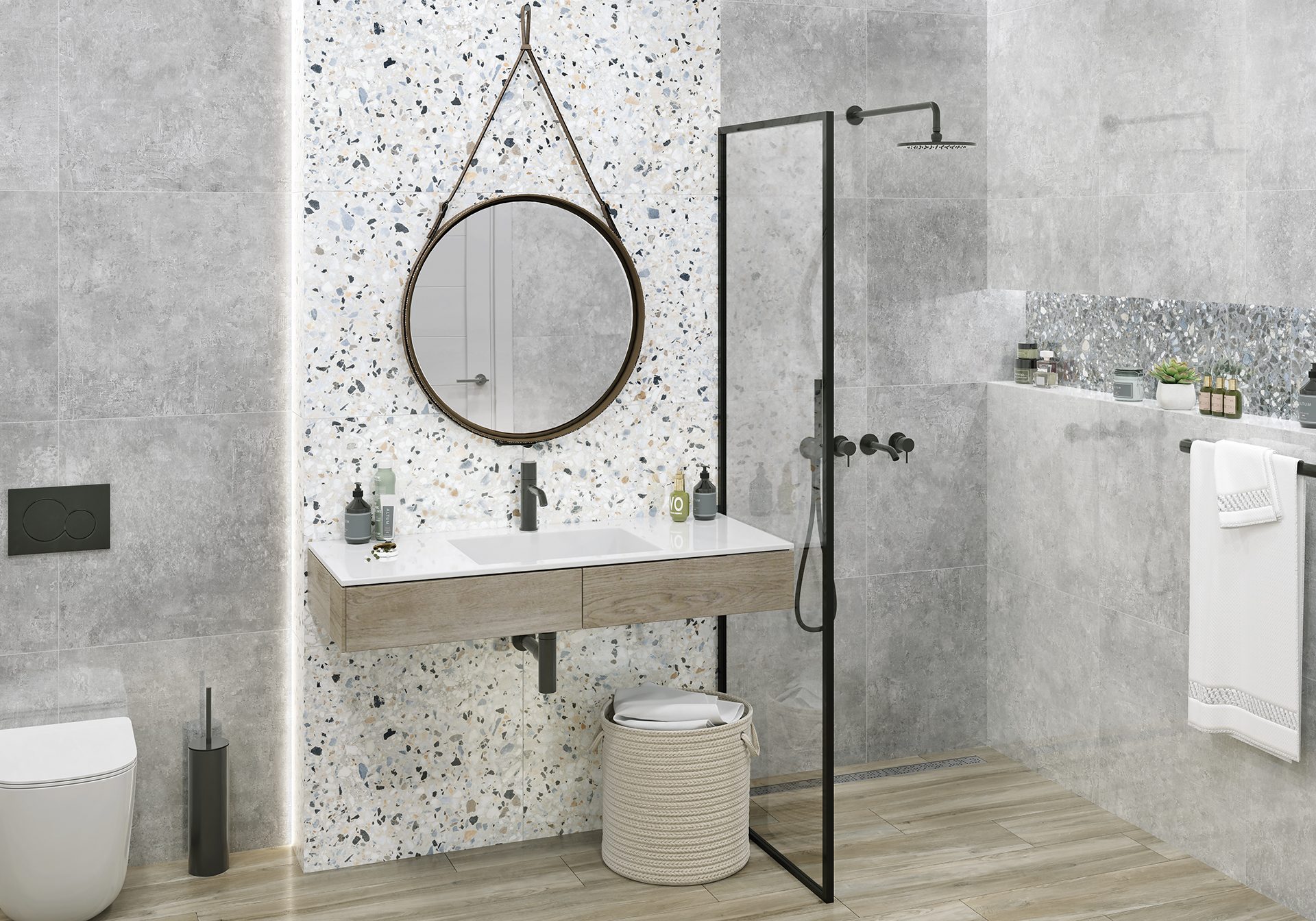 Фото в интерьере Alma Ceramica Terrazzo