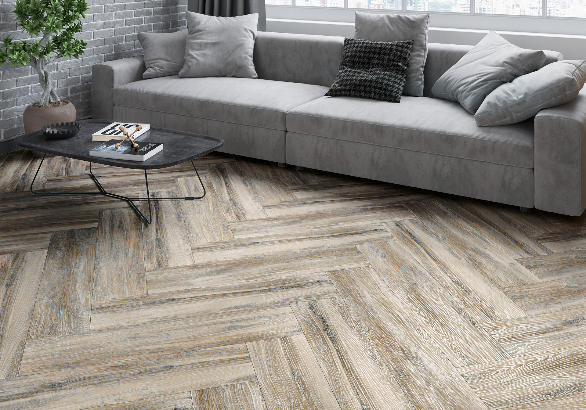 Фото в интерьере Alma Ceramica Westwood