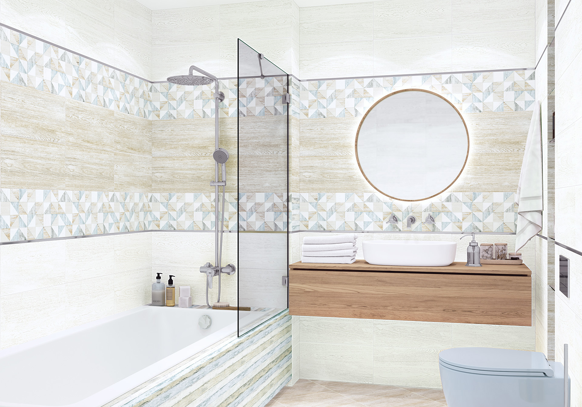 Фото в интерьере Alma Ceramica Wood