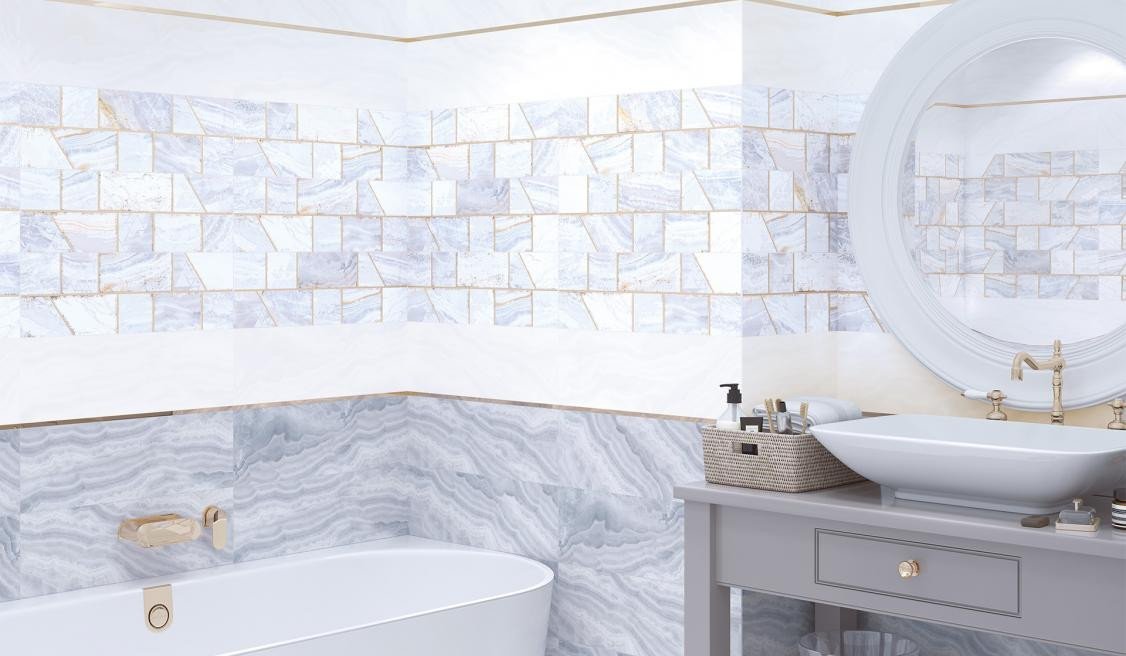 Фото в интерьере для ванной ALMA Ceramica Allure