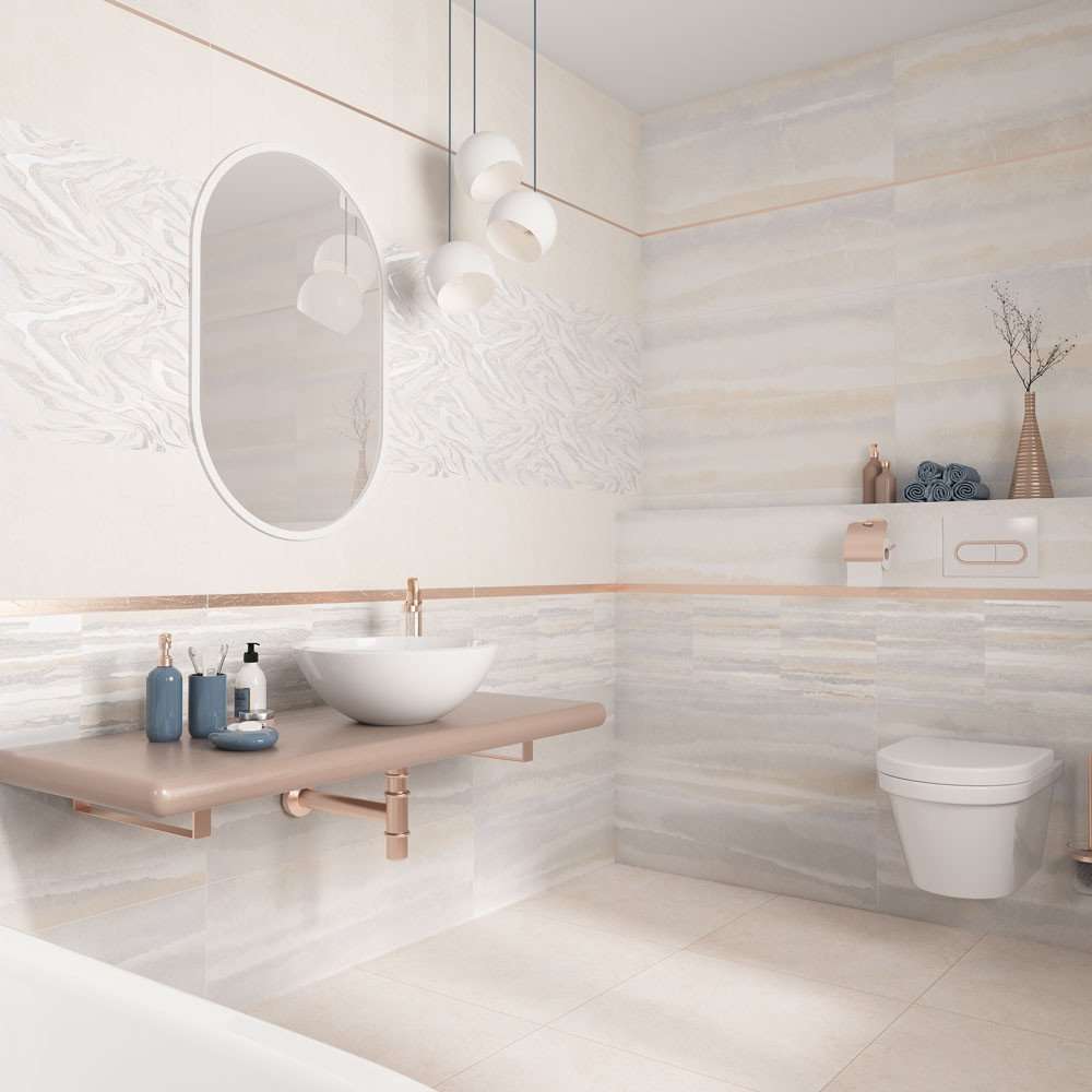 Фото в интерьере для ванной ALMA Ceramica Luxor