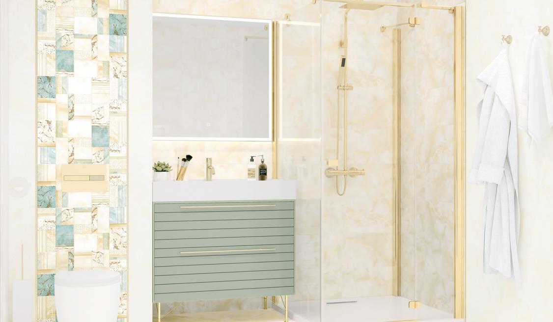 Фото в интерьере для ванной ALMA Ceramica Oasis
