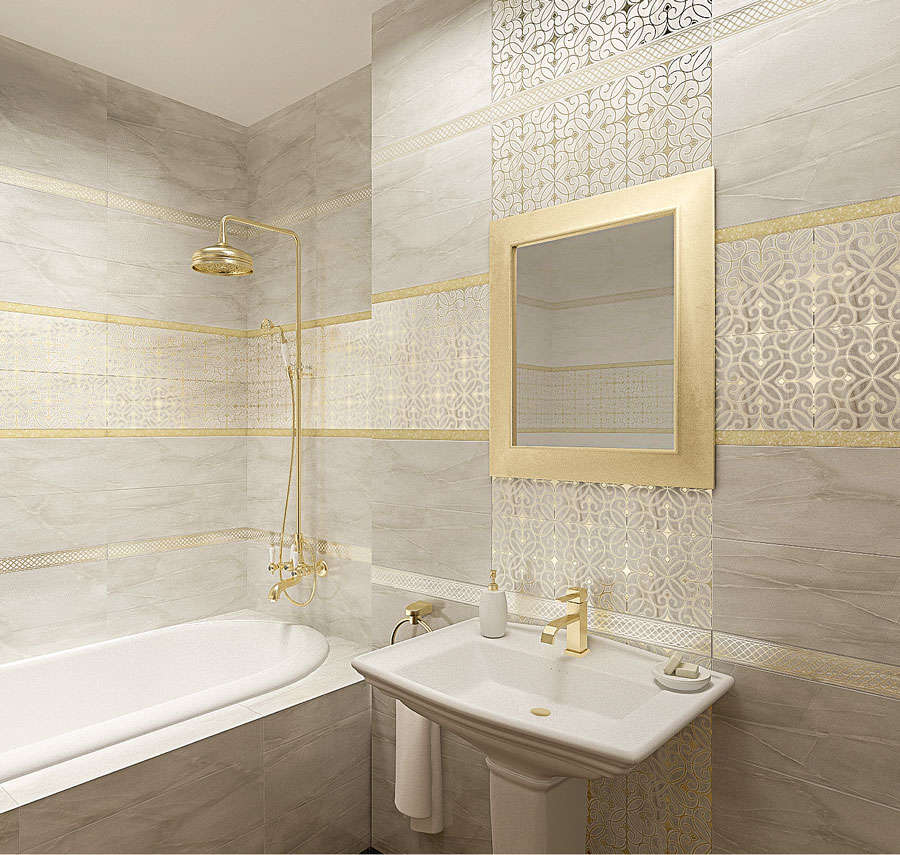Фото в интерьере для ванной ALMA Ceramica Romano