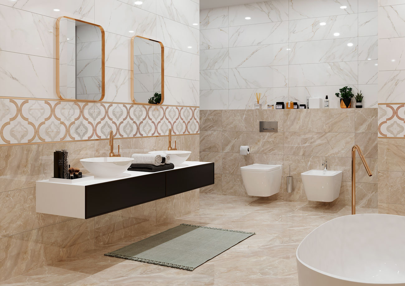 Фото в интерьере для ванной ALMA Ceramica Umberto