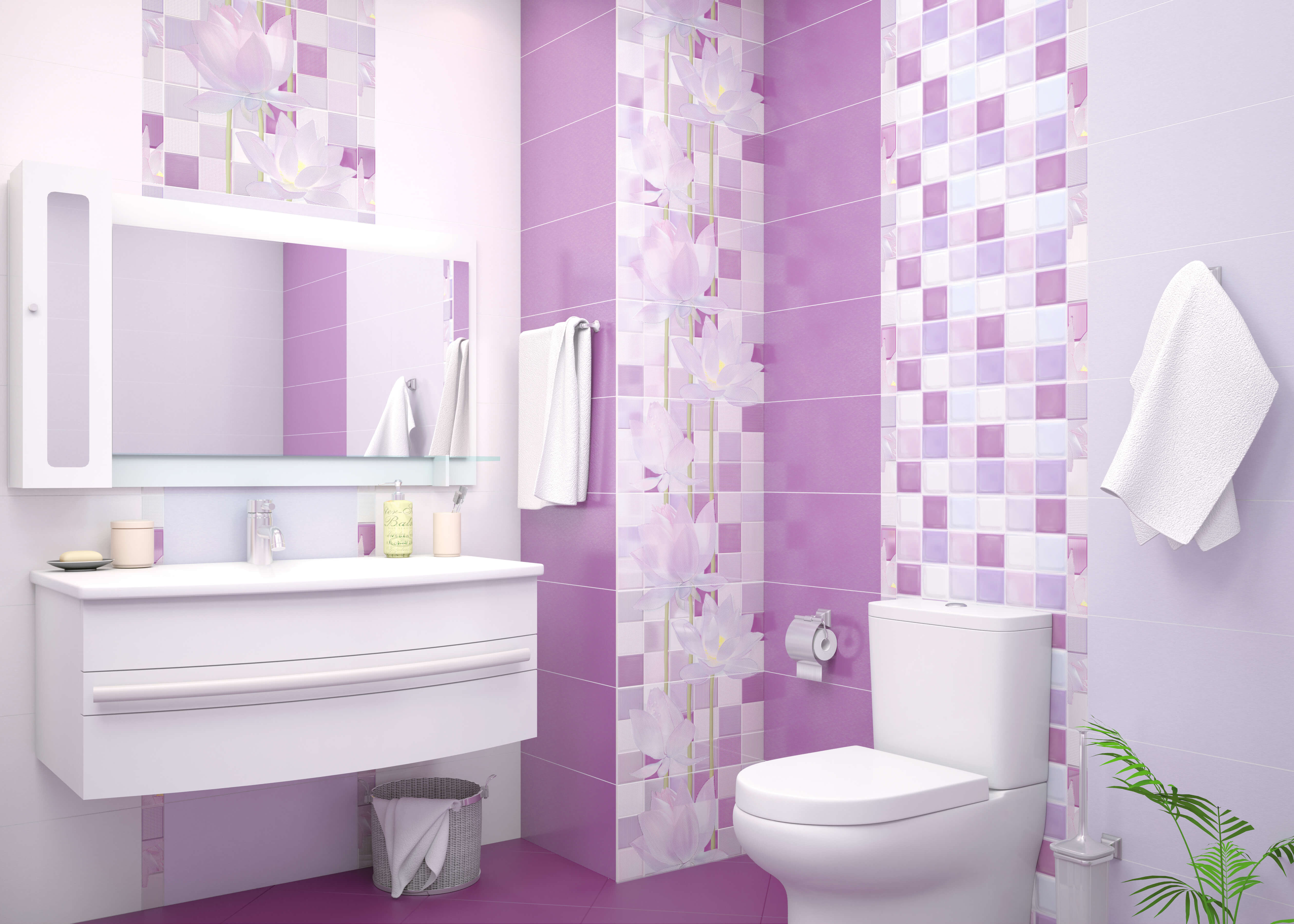 Фото в интерьере для ванной AltaCera Lotus