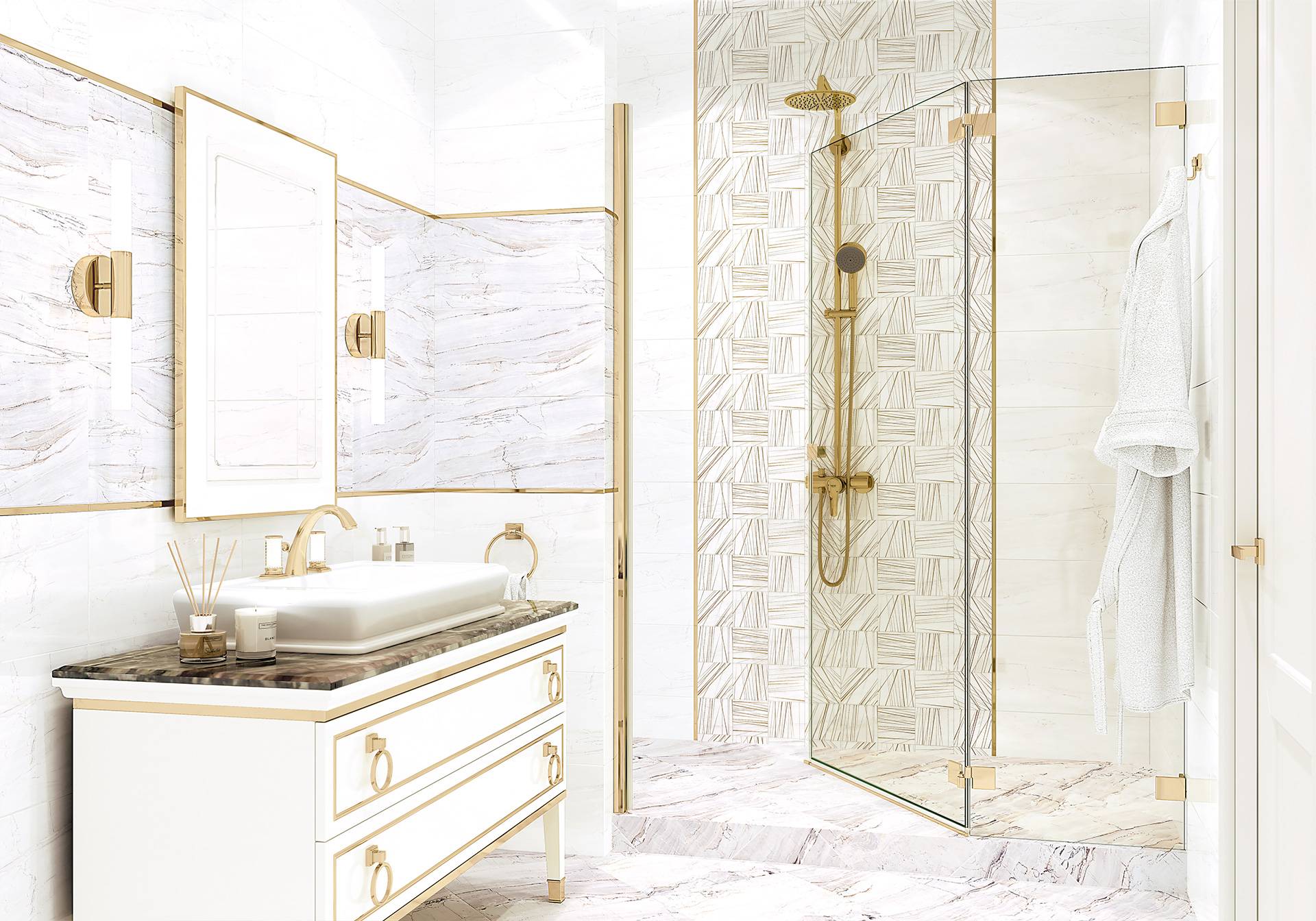 Фото в интерьере для ванной AltaCera Modern