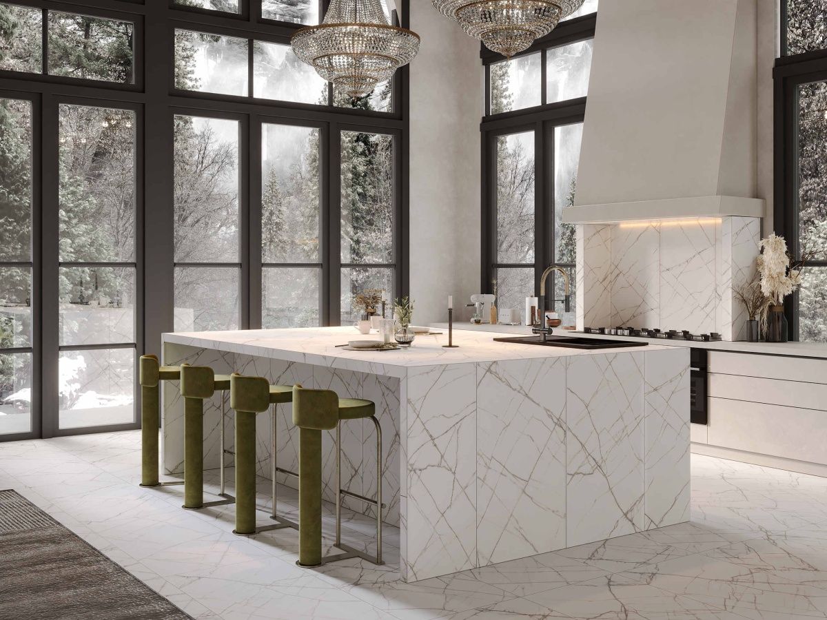 Фото в интерьере для кухни Ametis Exotica Marble
