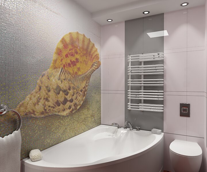 Фото в интерьере для ванной Antica Mosaic Ванные