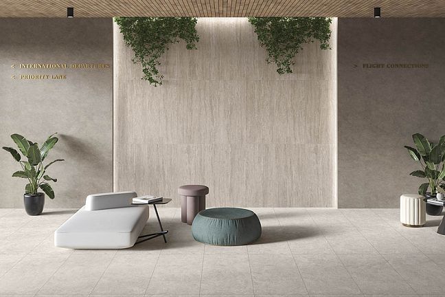 Матовый Art Natura Ceramica Керамогранит Art Natura Travertino Classic 60x120х0,9 relief matt — фото 2