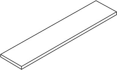 Матовый Керамогранит Ступень Atlas Concorde Forte Dei Marmi Rock Tiffany White Scalino Angolare Sx 33x160