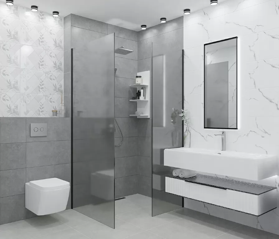 Фото в интерьере Azori Calacatta Opaco