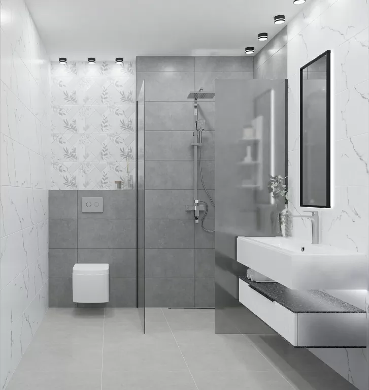 Фото в интерьере Azori Calacatta Opaco