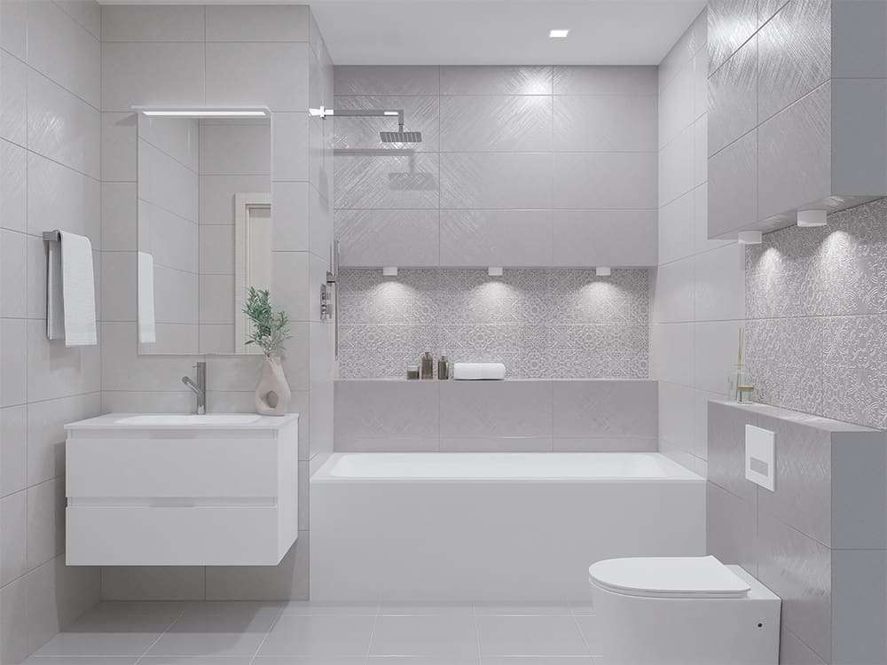 Фото в интерьере для ванной Azori Incisio