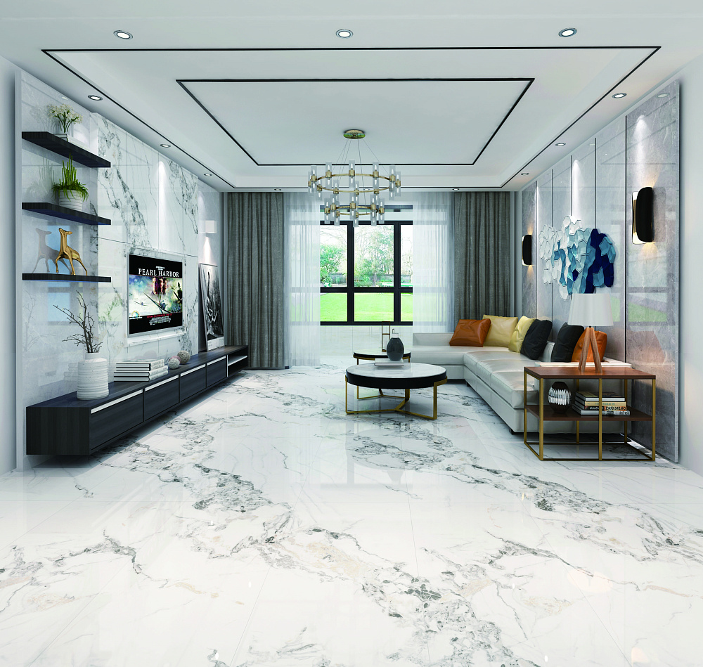 Фото в интерьере для гостиной Basconi Home Bianco gold