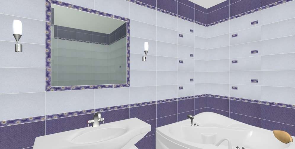 Фото в интерьере для ванной Bien Seramik Garda Purple