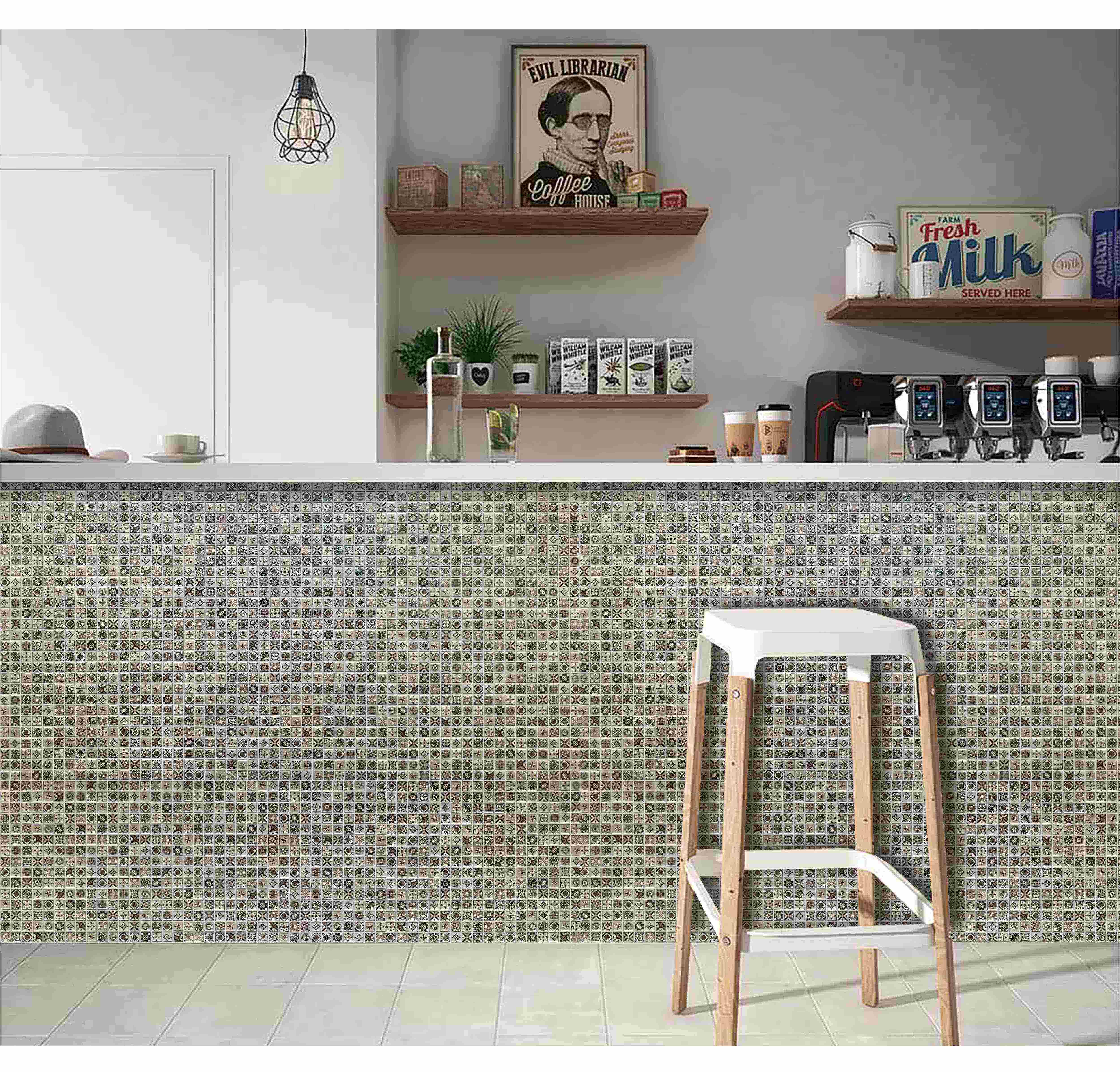Фото в интерьере для кухни Bonaparte Стеклянная мозаика