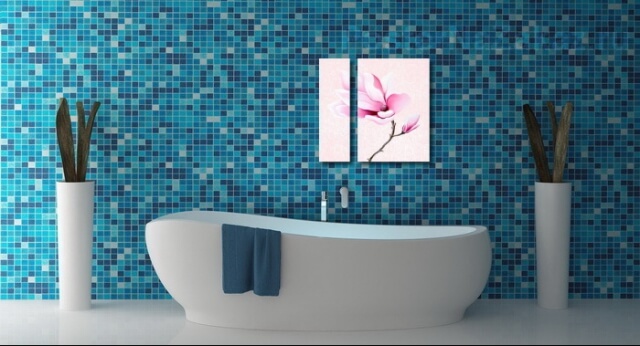 Фото в интерьере для ванной Caramelle Mosaic La Passion