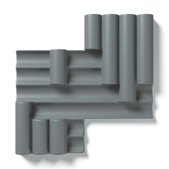 Керамогранит 760355 Rilievi 01 Ombra 50mm 36х35