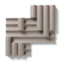 Керамогранит 760356 Rilievi 01 Tortora 50mm 36х35