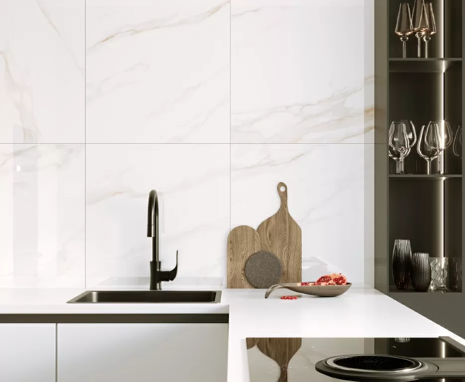 Фото в интерьере Ceradim Calacatta Regal Gold