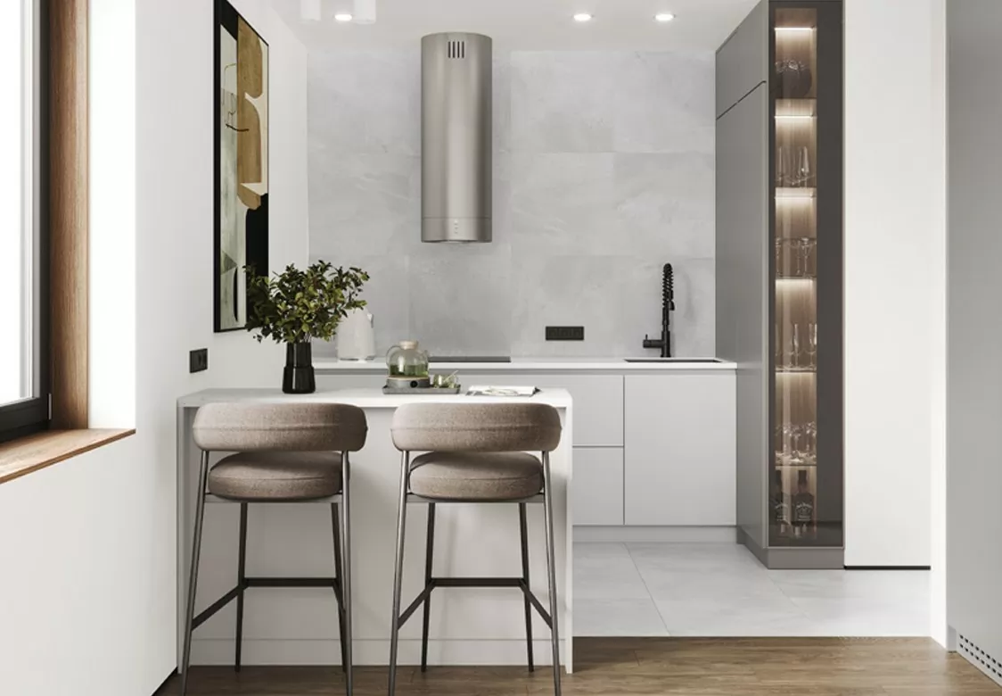 Фото в интерьере Ceradim Concrete Mystic Silver