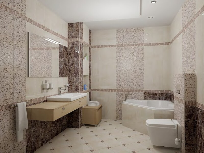 Фото в интерьере для ванной Ceramica Classic Illyria Mosaic